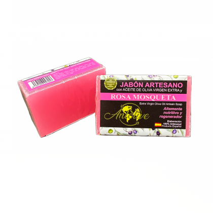 Jabón Rosa Mosqueta con Aove-Anlolive