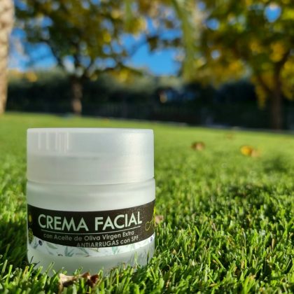 Crema facial con aceite de oliva virgen extra - anlolive