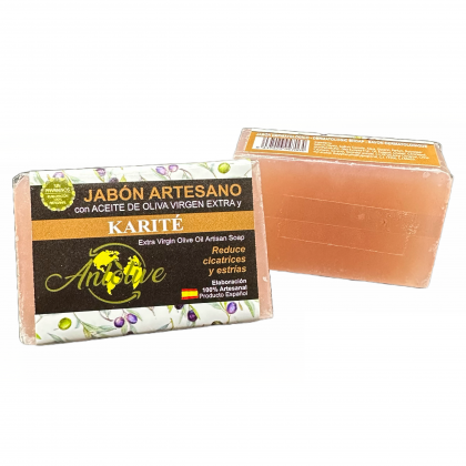 jabón de karité con aceite de oliva virgen extra-anlolive